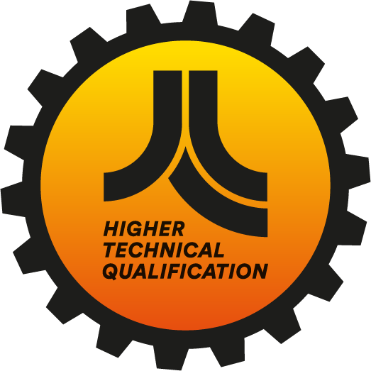 Decorative higher technical qualification logo