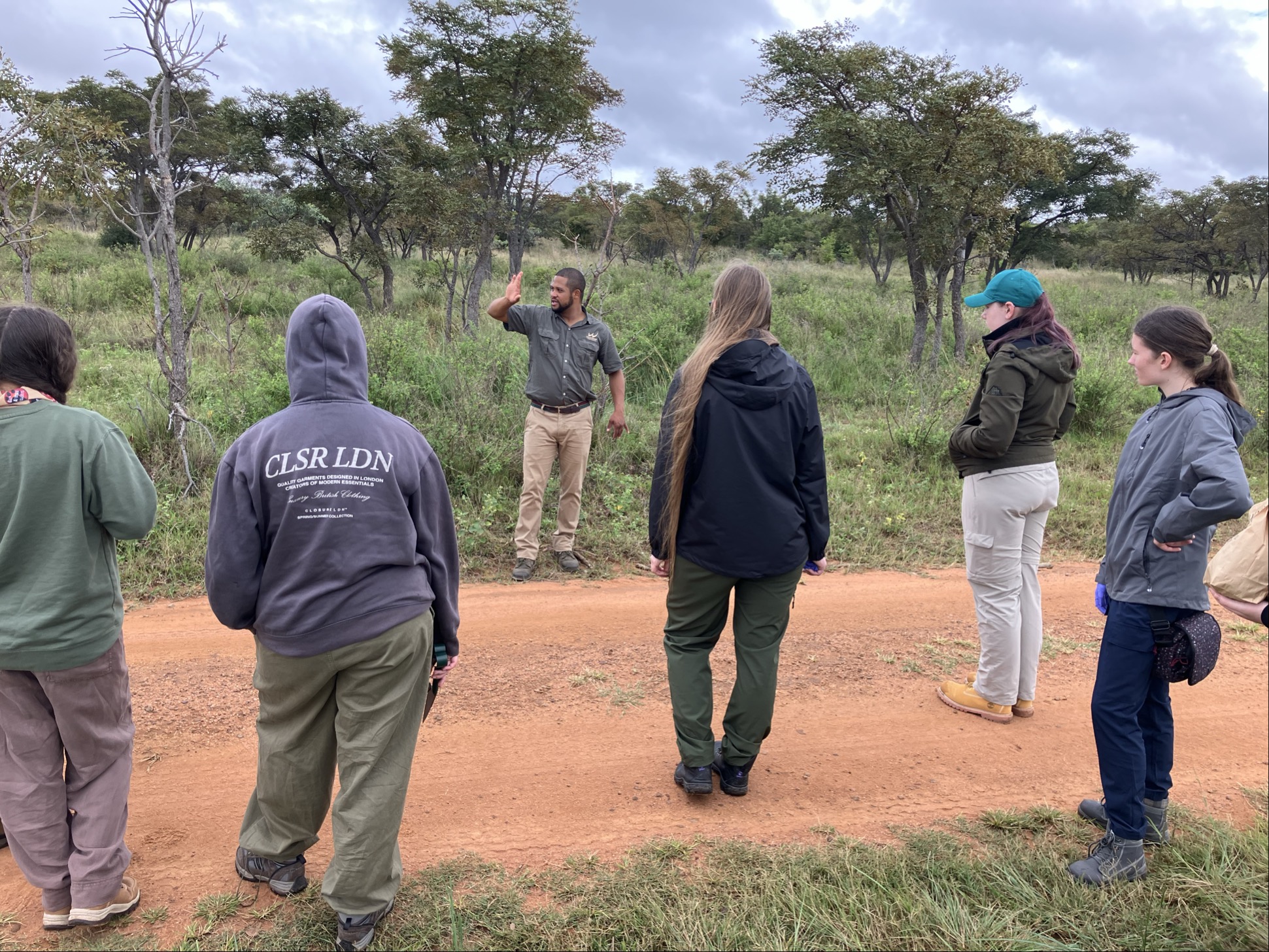 Students learning in South Africa