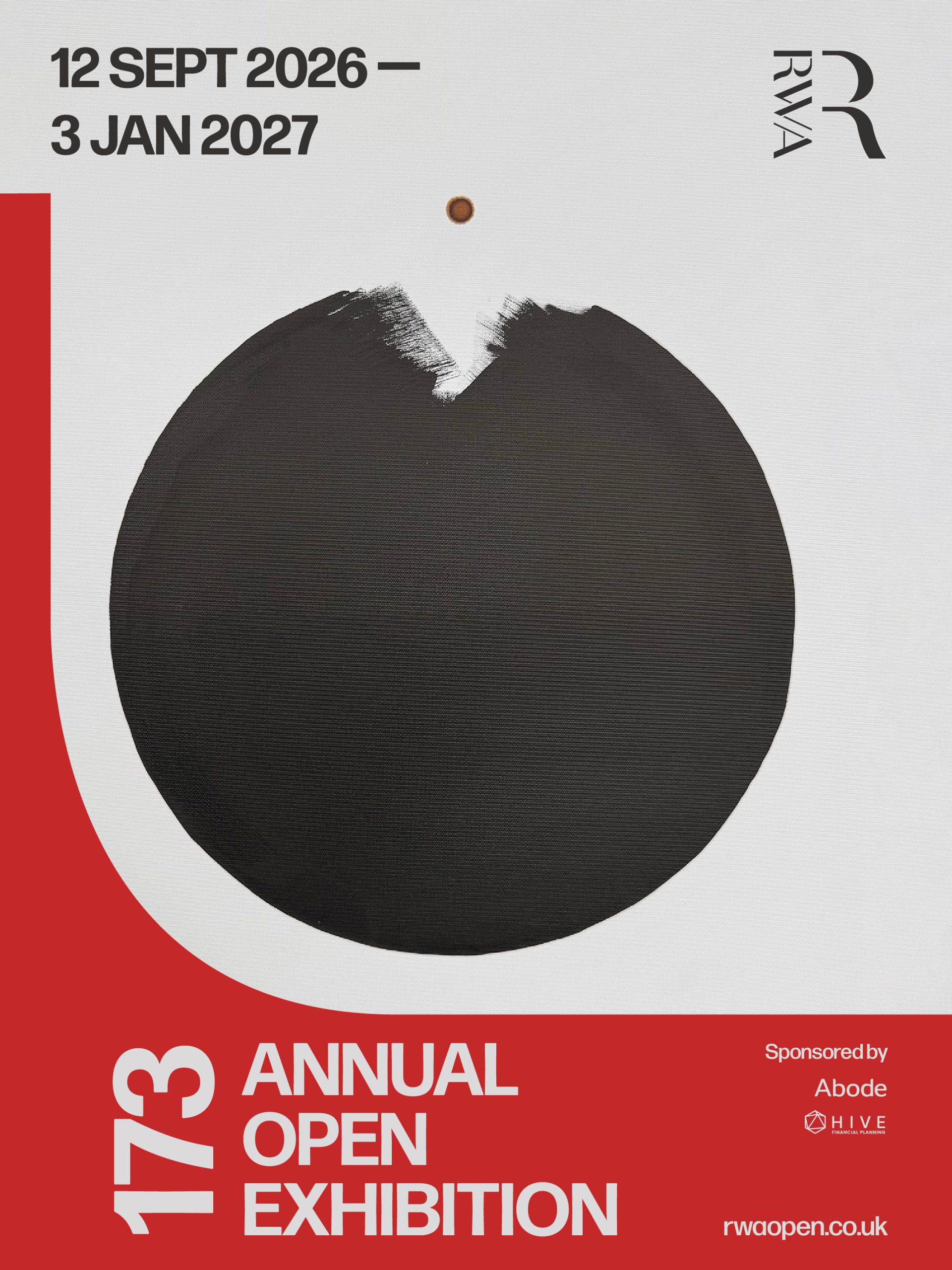 12 Sept 2026 - 3 Jan 2027 RWA 173 Annual Open Exhibition Sponsored by Abode, Hive rwaopen.co.uk