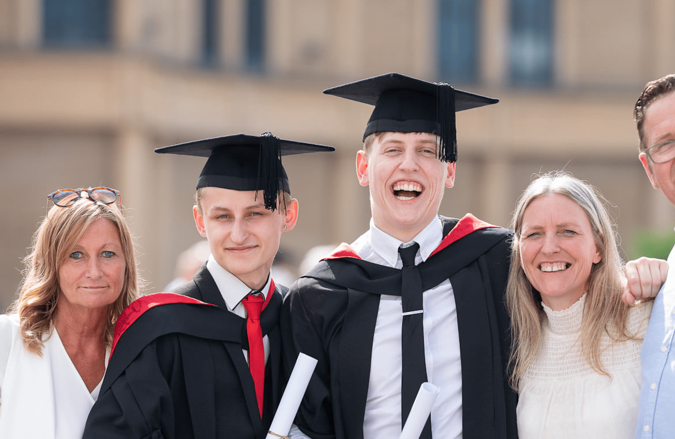 graduating students get degree in weston-super-mare somerset near bristol and bridgwater