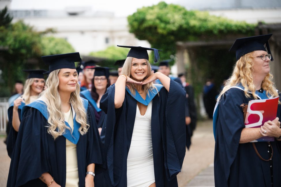 Education, Society and Childhood student Kiera at Graduation