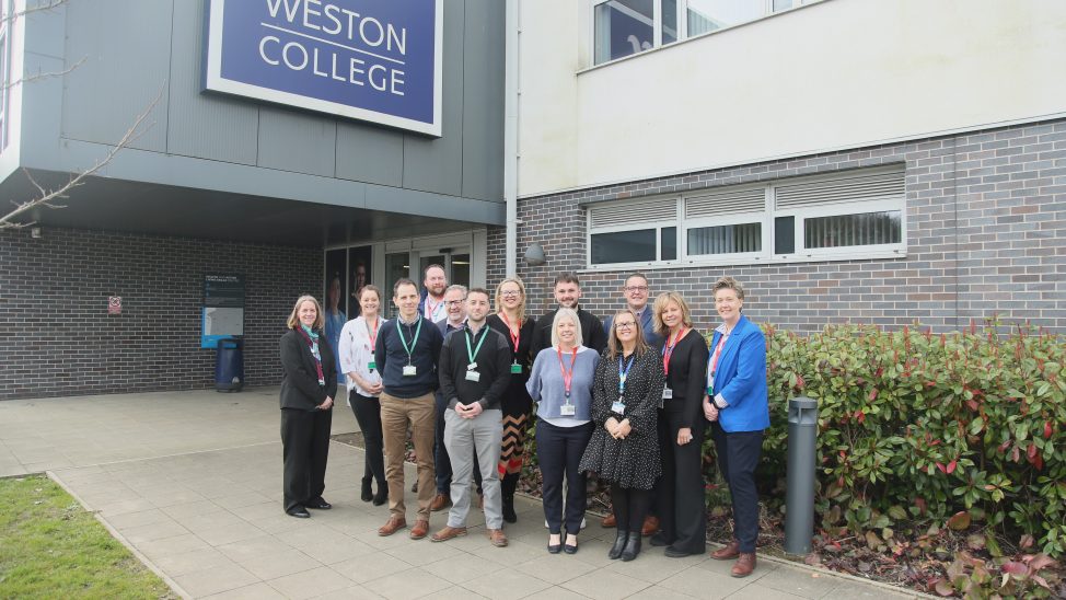 Representatives from UCW, University of Worcester and SWASFT at UCW.