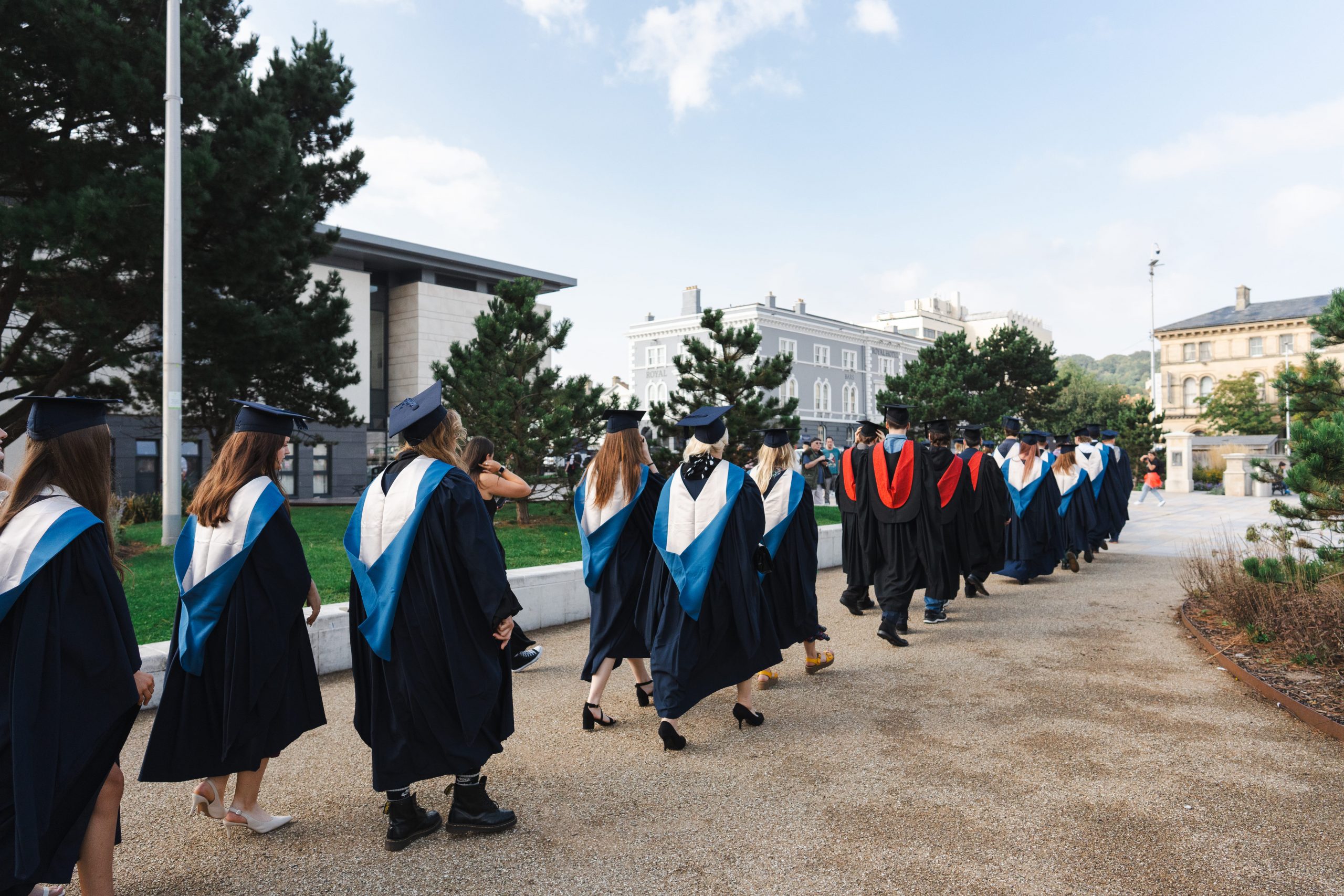 Graduation procession