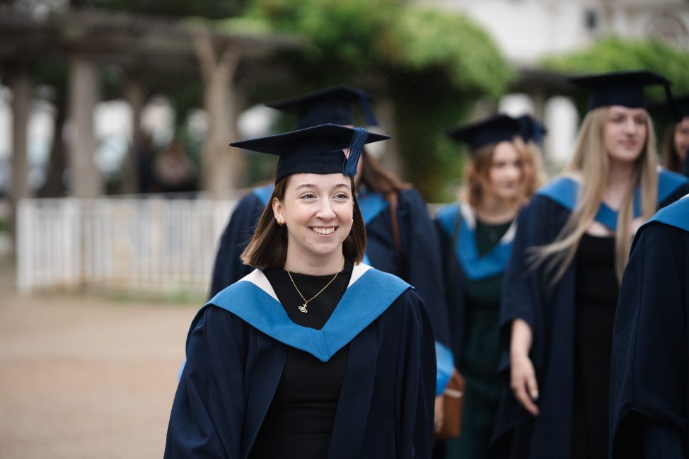 Lucy at UCW's Graduation
