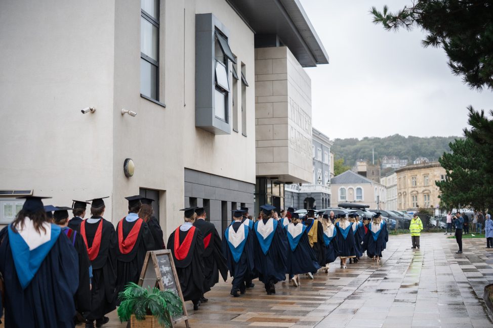 The procession at Graduation