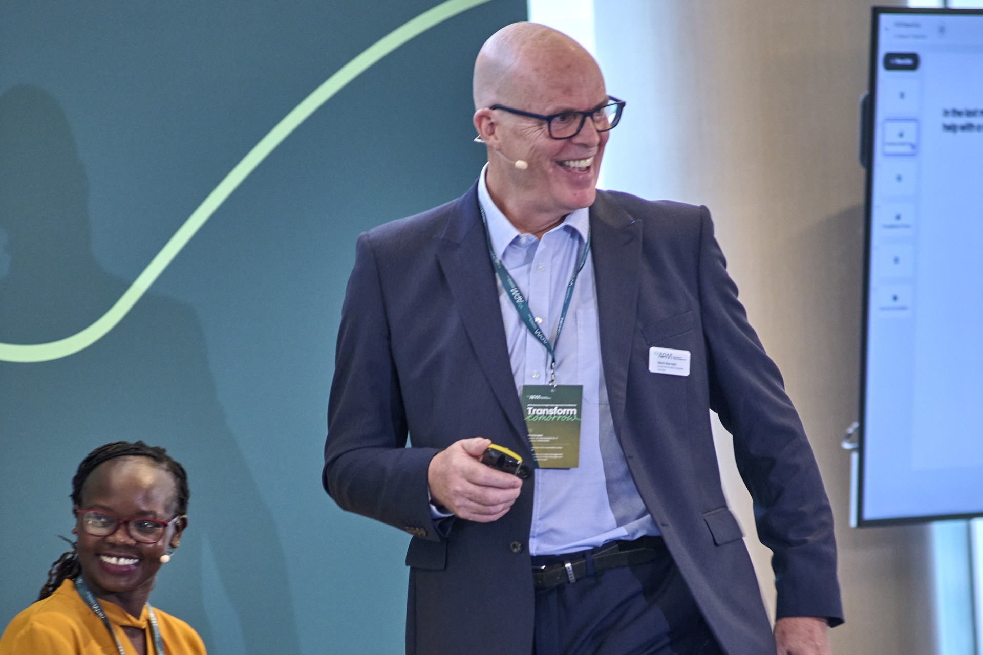 Mark Barnett at the APM Women in Project Management conference