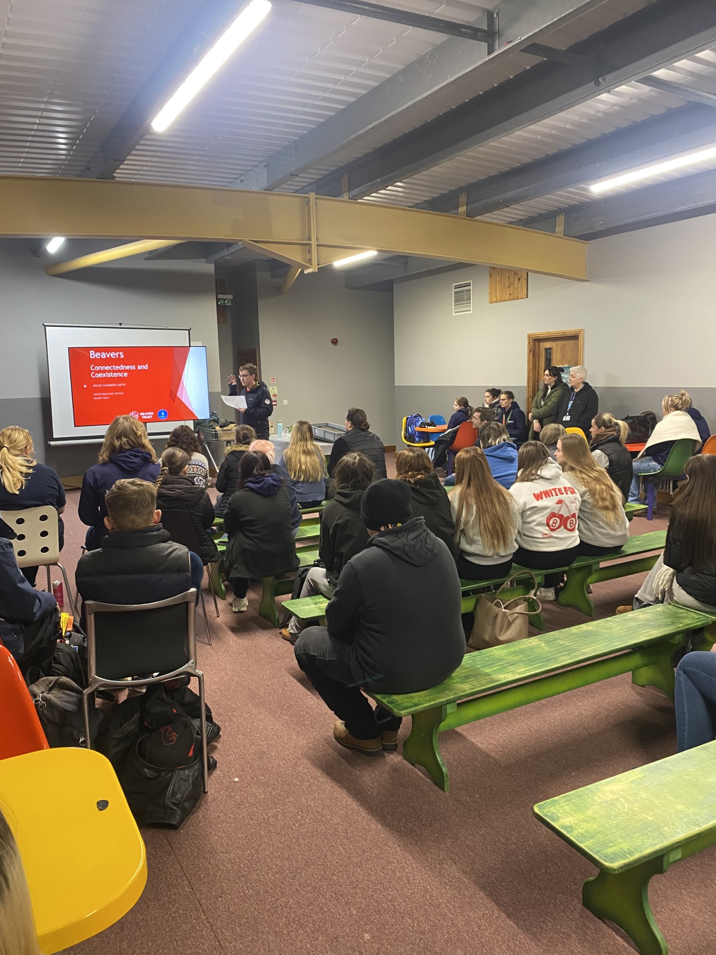 Featured image for “Beaver Trust Visit Animal Management Learners for Guest Lecture”